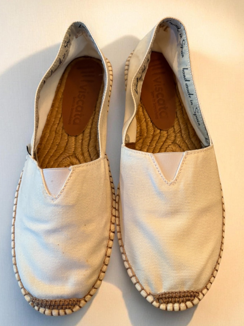 Viscata Barceloneta Canvas Espadrille Flats Size 41 US 10
